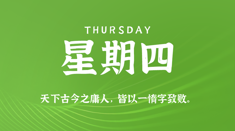 2026年08月20日_星期四「早报」-清玖博客