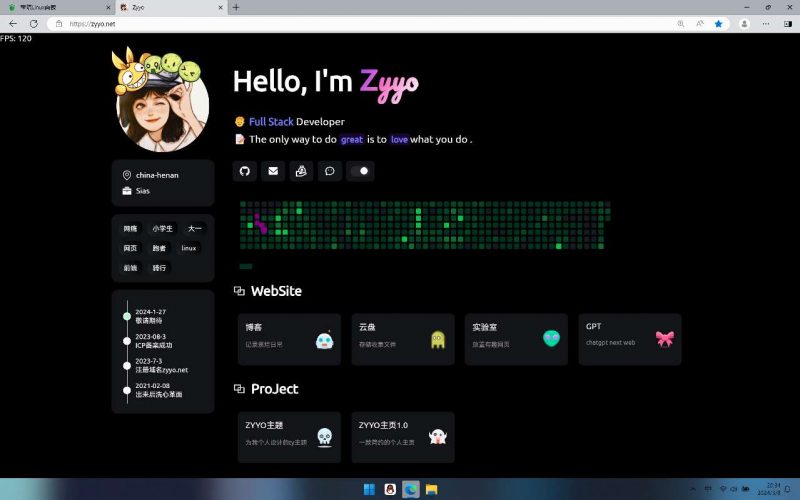 图片[3]-ZYYO主题优雅个人主页主题开源wordpress主题-清玖博客